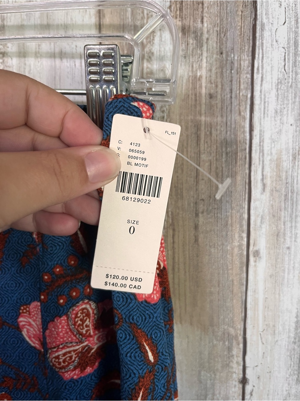 Anthropologie Drapey Floral Flare Bell Bottom Pants Blue Size 0 NWT - Picture 6 of 7